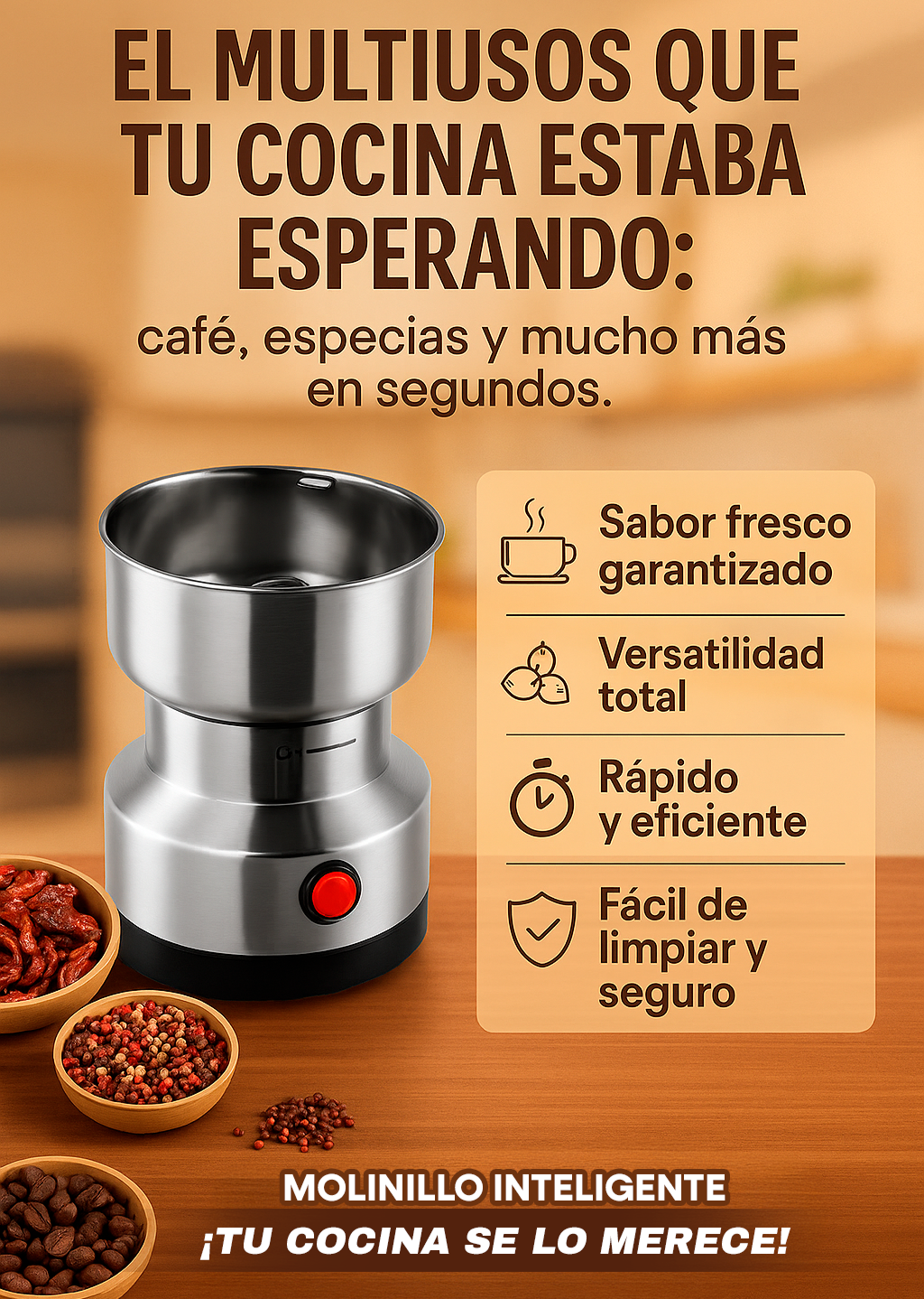 Molinillo de Cafe Inteligente