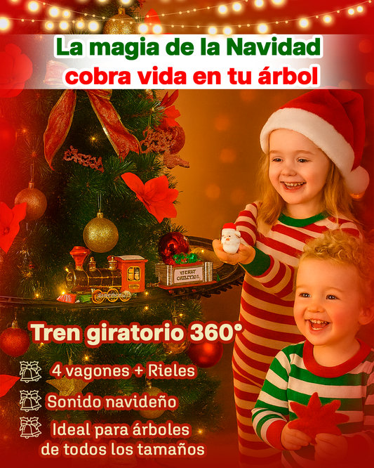 Tren Navideno Para Arbol
