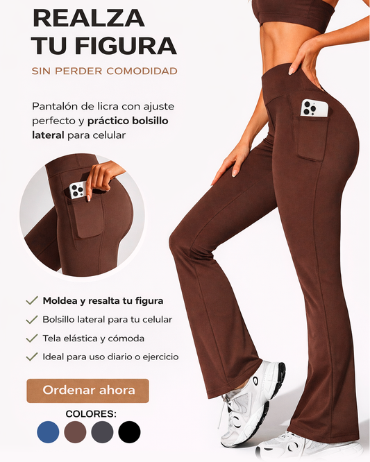 Licra Pantalon Con Bolsa