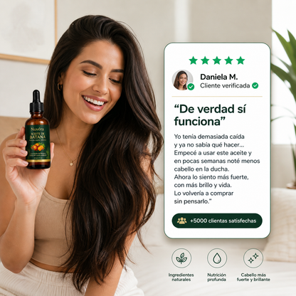 Nuvéra Aceite Capilar de Batana y Romero | Recupera un cabello fuerte y abundante