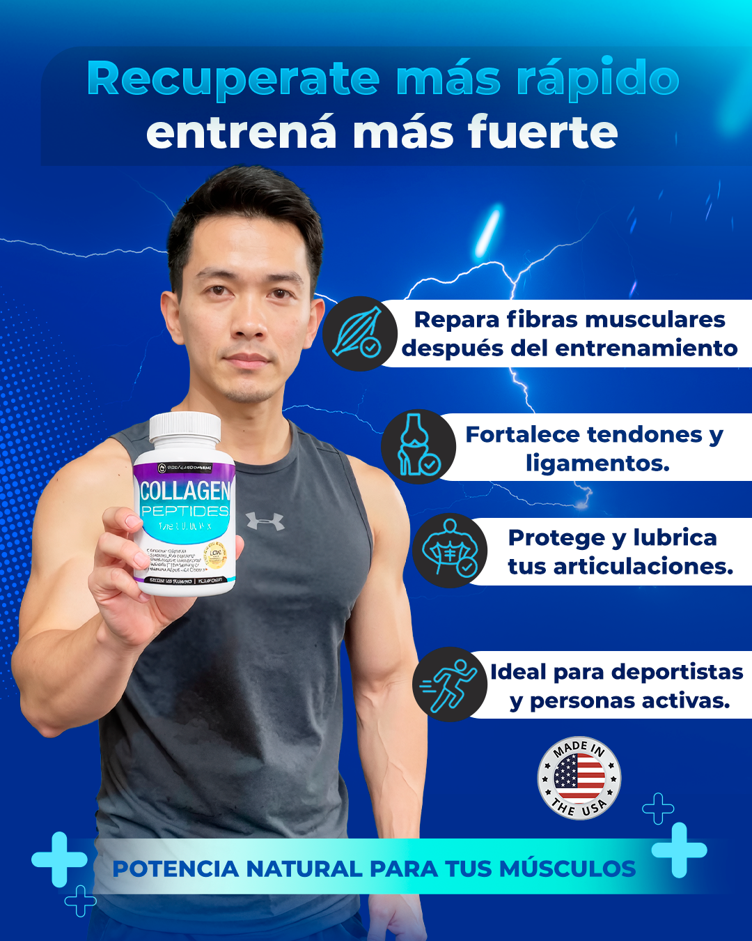 COLAGENO PEPTIDES TOPLUX 90 CAPSULAS