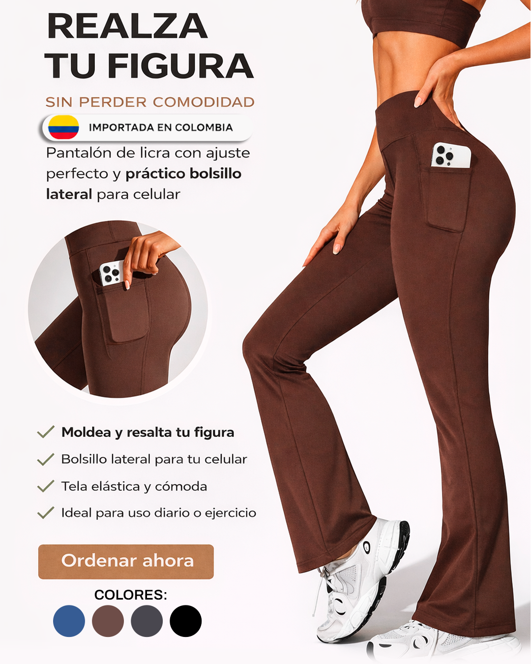 Licra Pantalon Con Bolsa